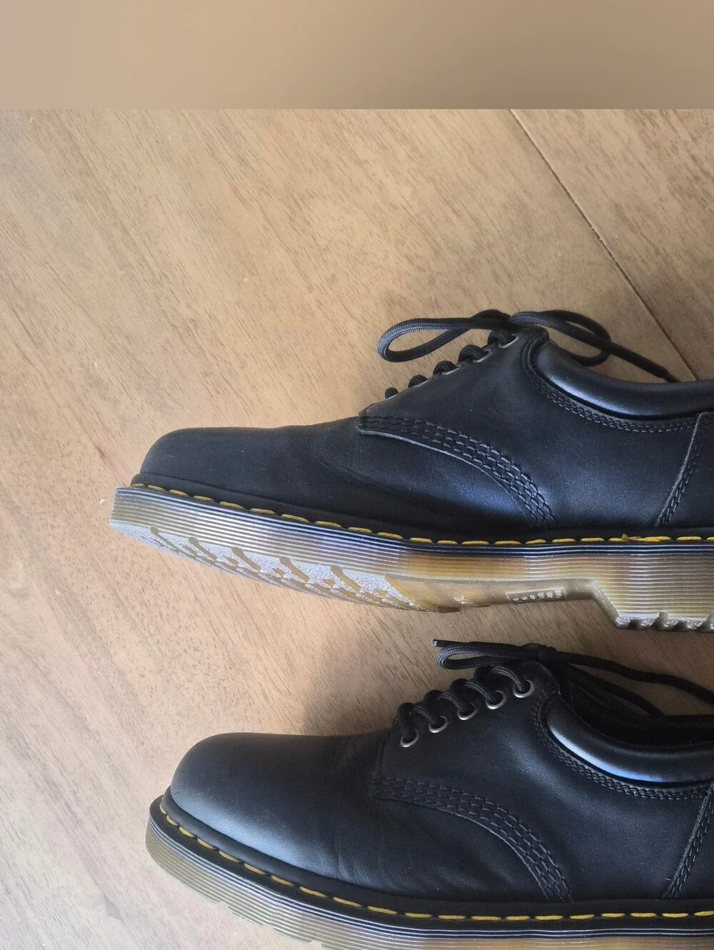 Dr. Martens 8053 Black Nappa Leather Oxfords - US Men 9 / Women 10 (UK 8)